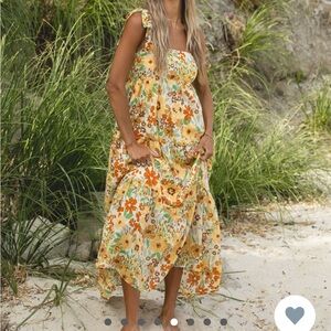 Floral Midi Sundress by SOLAÍ The Label S